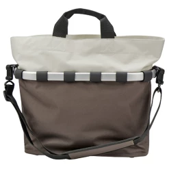 Fahrradzubehör Klickfix Bikebasket Oval M Fahrradkorb Mocca