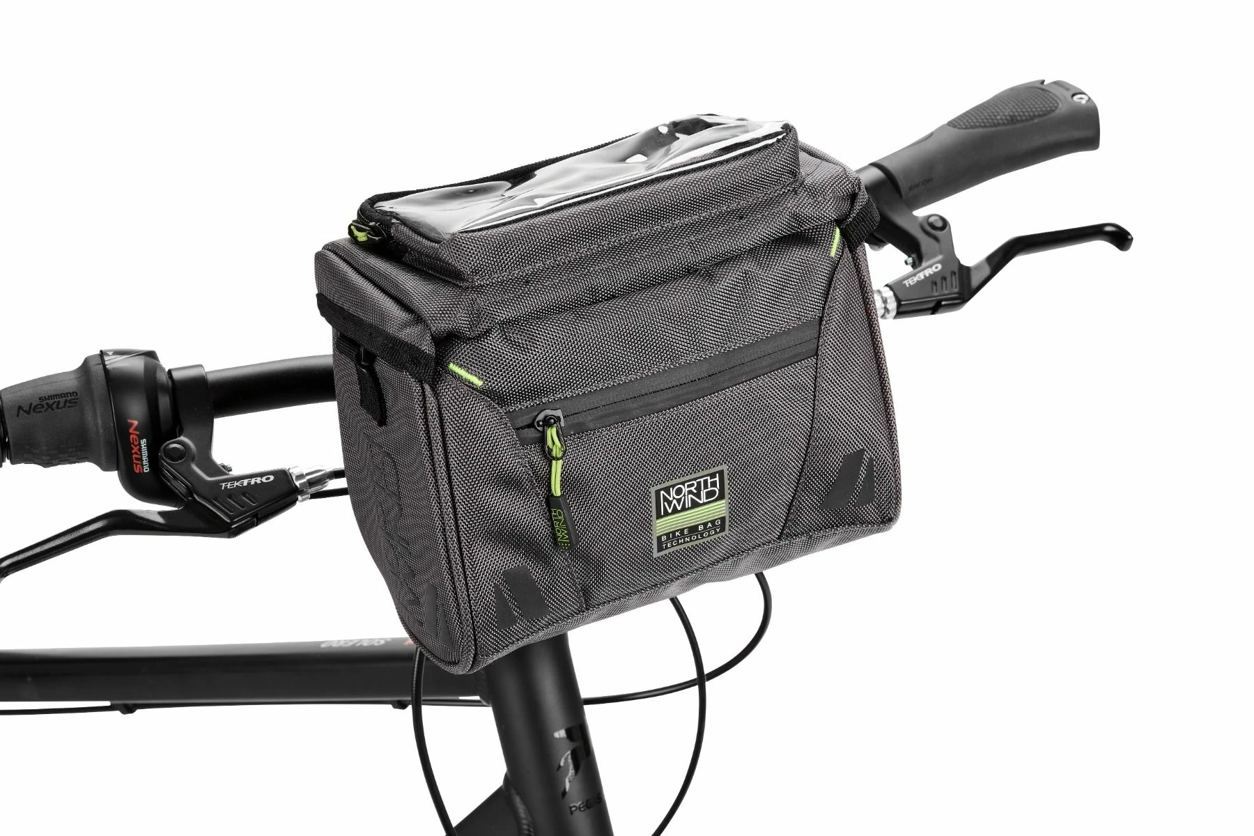 Fahrradzubehör Northwind Lenkertasche Pure 2.0 Grau 5 Fahrradzubehör Northwind Lenkertasche Pure 2.0 Grau – Bild 3