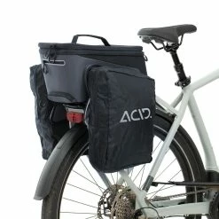 Fahrradzubehör ACID Gepäckträgertasche CITY 8+7 RILink Black -Rucksack-Verkäufe 93164 1