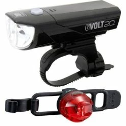 Fahrradzubehör Cateye Beleuchtungskit GVolt 20RC + Loop2G