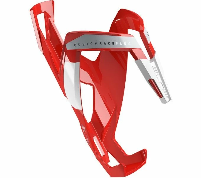 Fahrradzubehör Elite Flaschenhalter Custom Race Plus - Rot/Weiß 3 Fahrradzubehör Elite Flaschenhalter Custom Race Plus - Rot/Weiß
