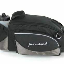 Fahrradzubehör Haberland Flexibag L System Schwarz/hellsilber