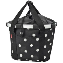 Fahrradzubehör Klickfix Bikebasket Fahrradkorb Black Dots