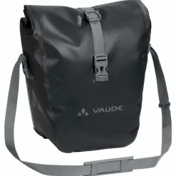 Fahrradzubehör Vaude Aqua Front Vorderradtaschen Black (Paar)