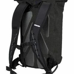 Fahrradzubehör Ortlieb Velocity High Visibility Black Reflex -Rucksack-Verkäufe velocity hv r4042 back 1